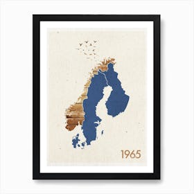 Norwegian Wood Art Print