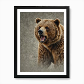 Brown Bear Art Print