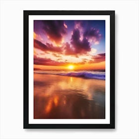 Sunset On The Beach 960 Art Print