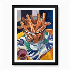 Churros Painting 7 Art Print