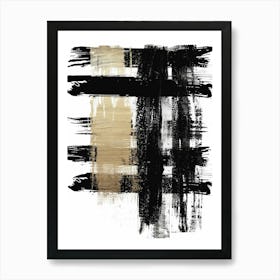 Abstract Brushstrokes 16 Art Print