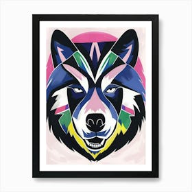 Wolf Head 2 Art Print