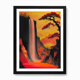 Waterfall 5 Art Print