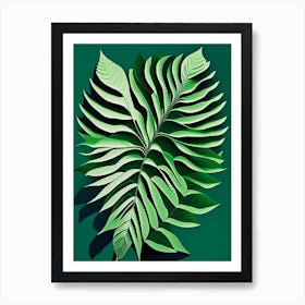 Pennyroyal Leaf Vibrant Inspired 1 Art Print