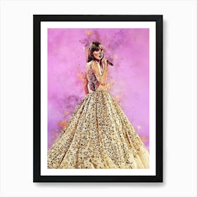 Taylor Swift 55 Art Print