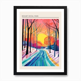 Mount Royal Park Montreal Canada 2 Art Print