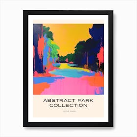 Abstract Park Collection Poster Hyde Park London 5 Art Print