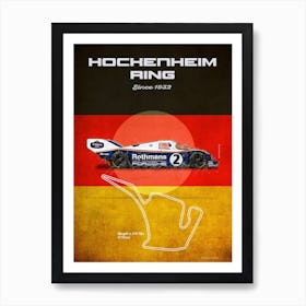 Hockenheim P 956 Vintage Art Print