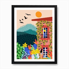 Summer House Art Print