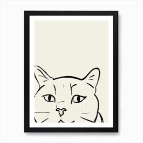 Cat Portrait Art Print