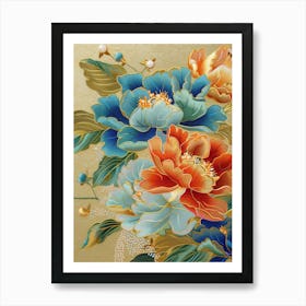 Chinese Flower Painting 2 Art Print