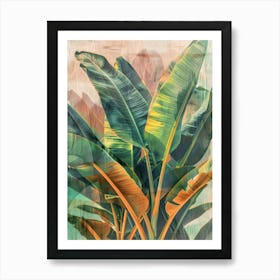 Banana Leaves 28 Art Print