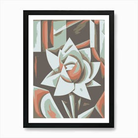 Abstract Flower 4 Art Print