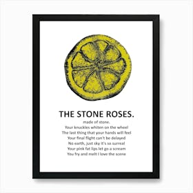 Stone Roses 1 Art Print