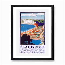 Seaton Devon Southern Railway Art Print