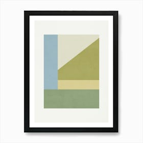 ABSTRACT MINIMALIST GEOMETRY - FV 02 Art Print