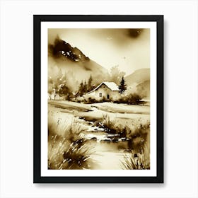 House In The Countryside 22 Art Print