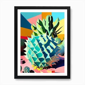 Lophophora Williamsii Modern Abstract Pop 3 Art Print