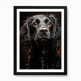 Black Cocker Spaniel Affiche