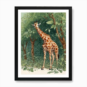 Giraffe 19 Art Print