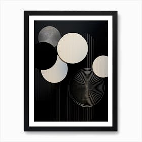 Abstract Circles 26 Art Print