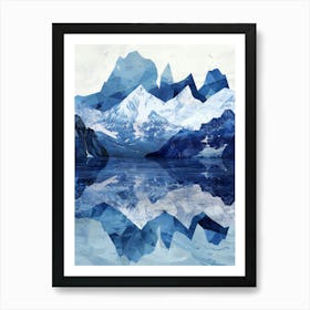 Blue Mountains Canvas Print Art Print