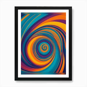 Abstract Spiral Painting Art Print