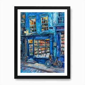 Edinburgh Book Nook Bookshop 3 Art Print