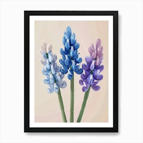 Dreamy Inflatable Flowers Bluebonnet Art Print