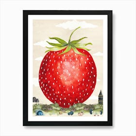 Bosch Giant strawberry Art Print