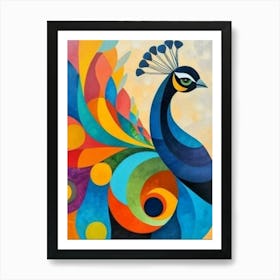 Peacock Art Print