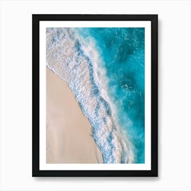 Aerial View Of A Beach 104 Art Print