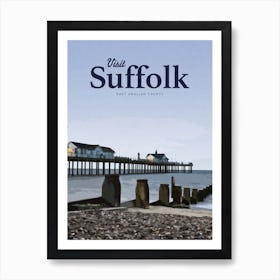 Visit Suffolk Art Print