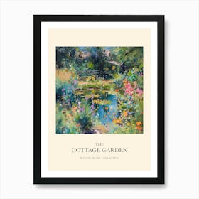 Cottage Garden Poster Fairy Pond 5 Art Print