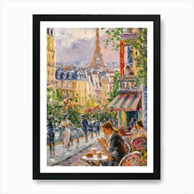 Paris Cafe 1 30x40in 9000x12000px 80 Art Print