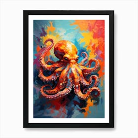 Vivid Octopus Art Print