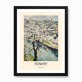 Fowey (Cornwall) Painting 2 Travel Poster Art Print