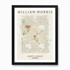 Liberty Print William Morris Garden Tulip Art Print