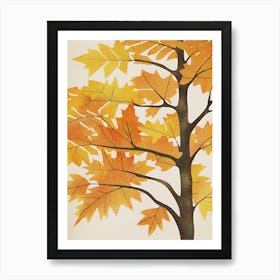 Autumn Tree 3 Art Print
