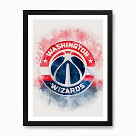 Washington Wizards Paint Art Print