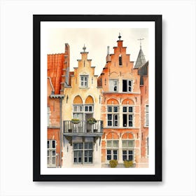 Bruges Europe Travel Architecture 2 Art Print