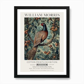 William Morris Pheasant Vintage Vintage Exhibition Art Print