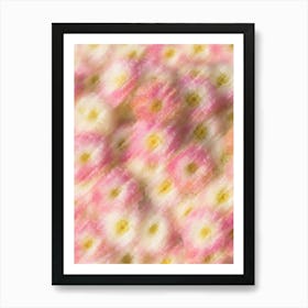 Blurred Moving Spring Flowers 1 Art Print