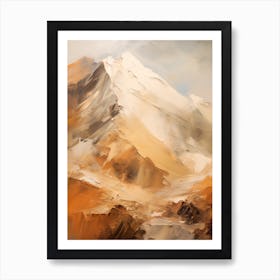 Mount Kilimanjaro 8 Mountain Painting Art Print