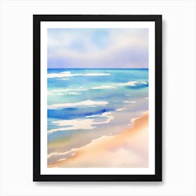 Delray Beach 2, Florida Watercolour Art Print