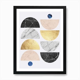 Texture geometry 3 Art Print