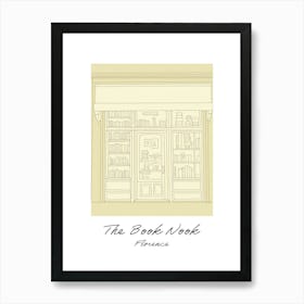 Florence The Book Nook Pastel Colours 4 Poster Art Print