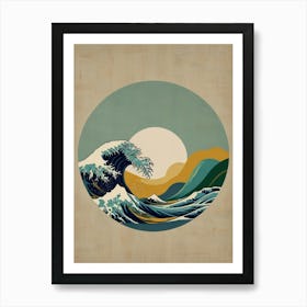 Great Wave Off Kanagawa 33 Art Print