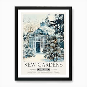 William Morris Prints Kew Gardens Green House Christmas Gift Winter Vintage Art Print