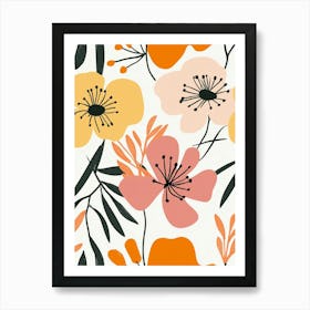 Floral Pattern 112 Art Print